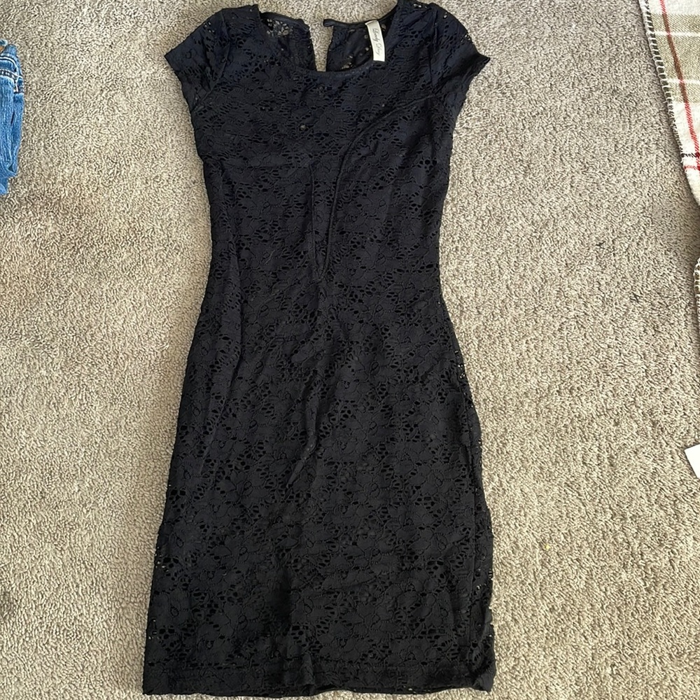 Black lace cocktail dress size S